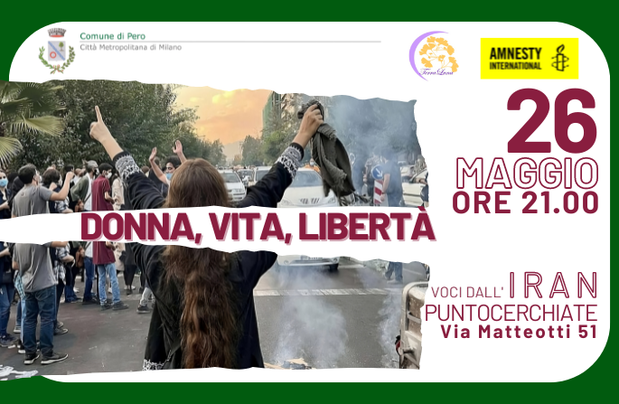 “Donna, Vita, Libertà” | 26 maggio