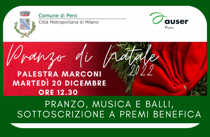  Auser: pranzo di Natale 