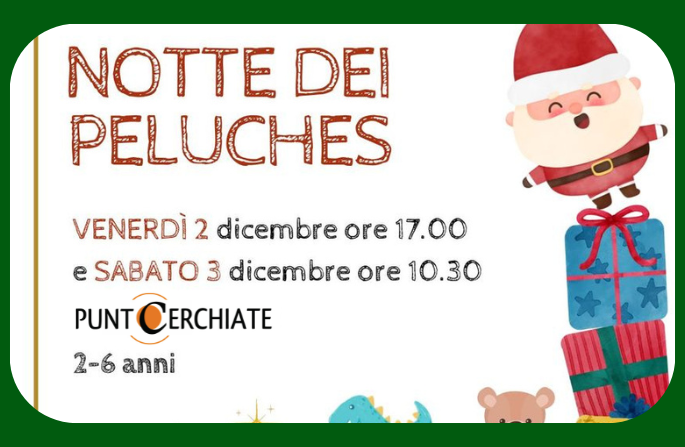 La notte dei peluches a PuntoCerchiate