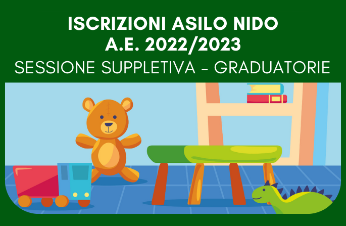  Graduatorie definitive - Sessione suppletiva Asilo nido A.E. 2022-2023 