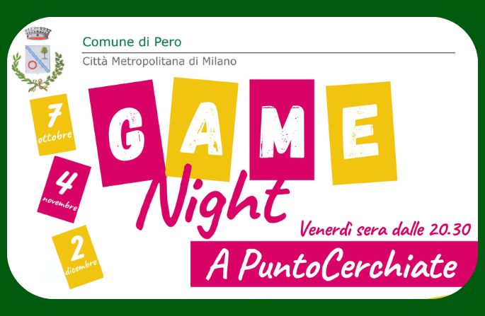 Game Night a PuntoCerchiate 