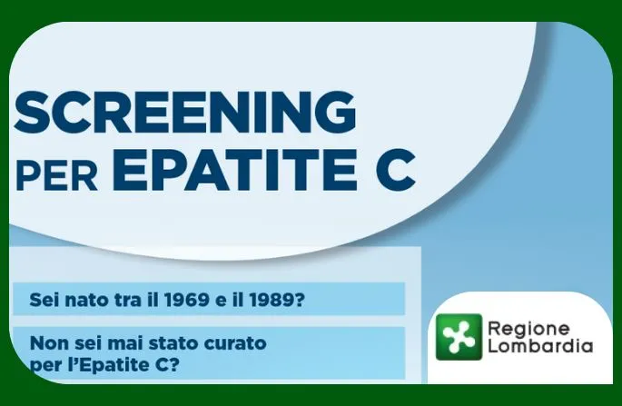 Screening gratuito Epatite C per i nati tra il 1969 e il 1989 - Regione Lombardia