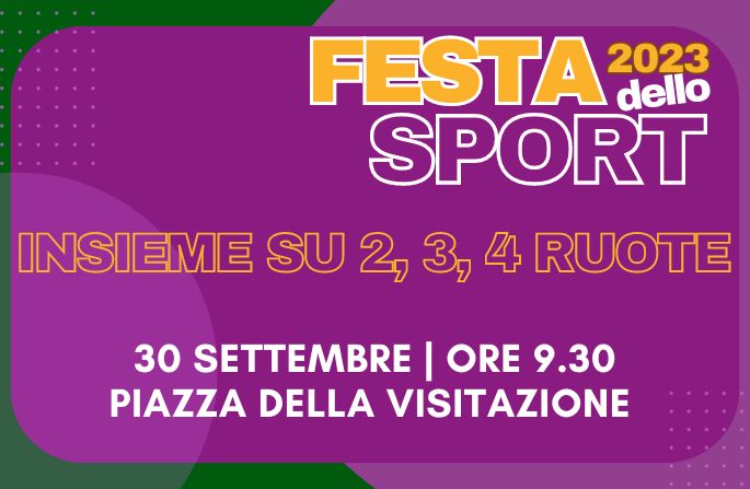 Festa dello sport Insieme su 2, 3, 4 ruote