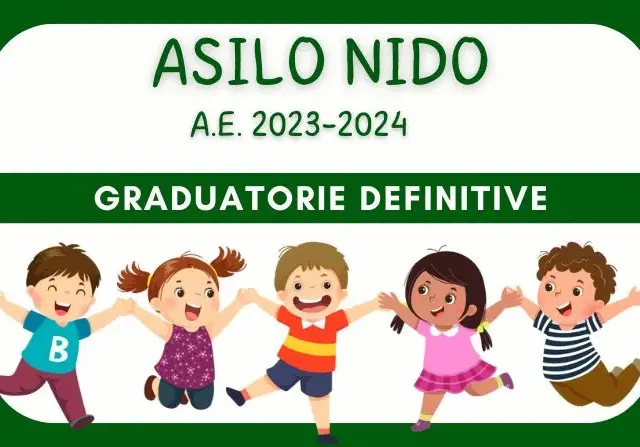 Asilo Nido - Approvazione graduatorie definitive - a.s. 2023-2024 