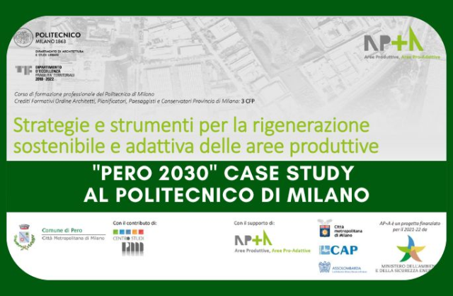  "Pero 2030" case study al Politecnico di Milano 